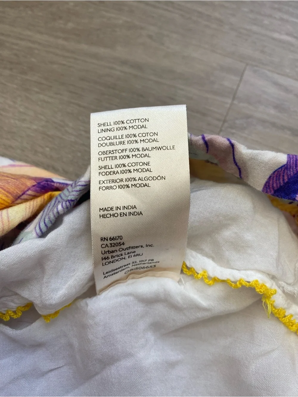 Anthropologie Cecilia Pettersson Floral Tie-Front Sundress Sz 8 beach resortwear - Picture 6 of 9